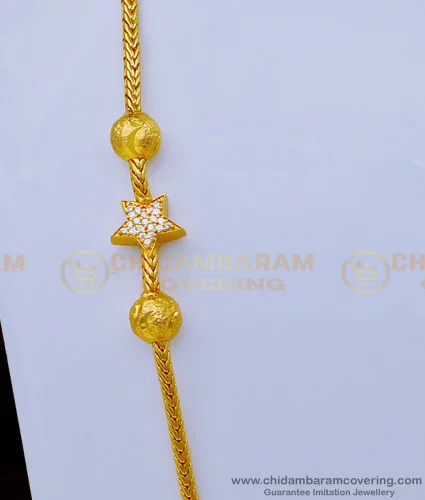 New model gold thali on sale chain